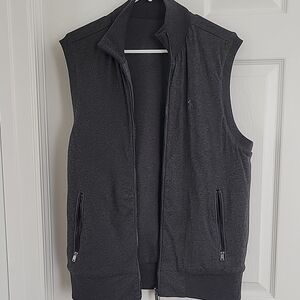 Men's Charcoal Sleeveless Jacket vest